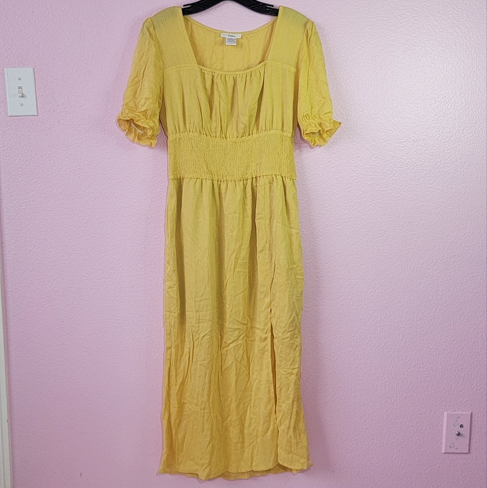 Esley  Mustard Yellow Dress